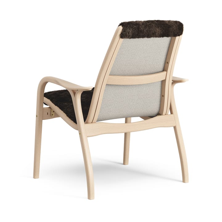 Poltrona noce oliato/pelle di pecora, Espresso (marrone) Swedese