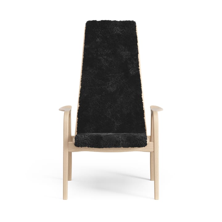 Poltrona per bambini Lamini laccata faggio/pelle di pecora, Black (nero) Swedese
