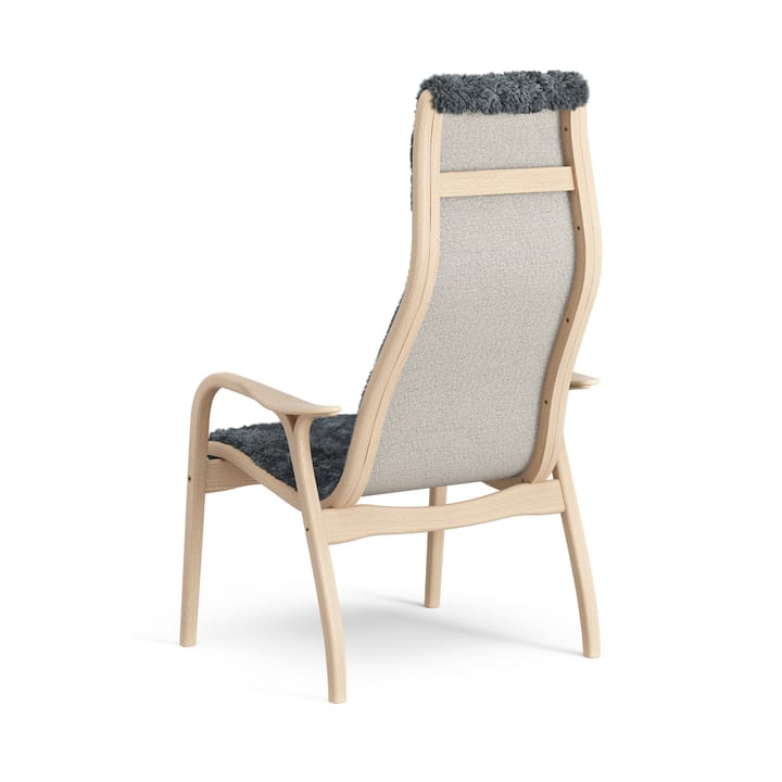 Poltrona per bambini Lamini laccata faggio/pelle di pecora, Charcoal (grigio scuro) Swedese
