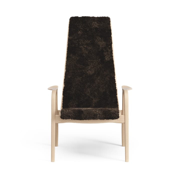 Poltrona per bambini Lamini laccata faggio/pelle di pecora, Espresso (marrone) Swedese