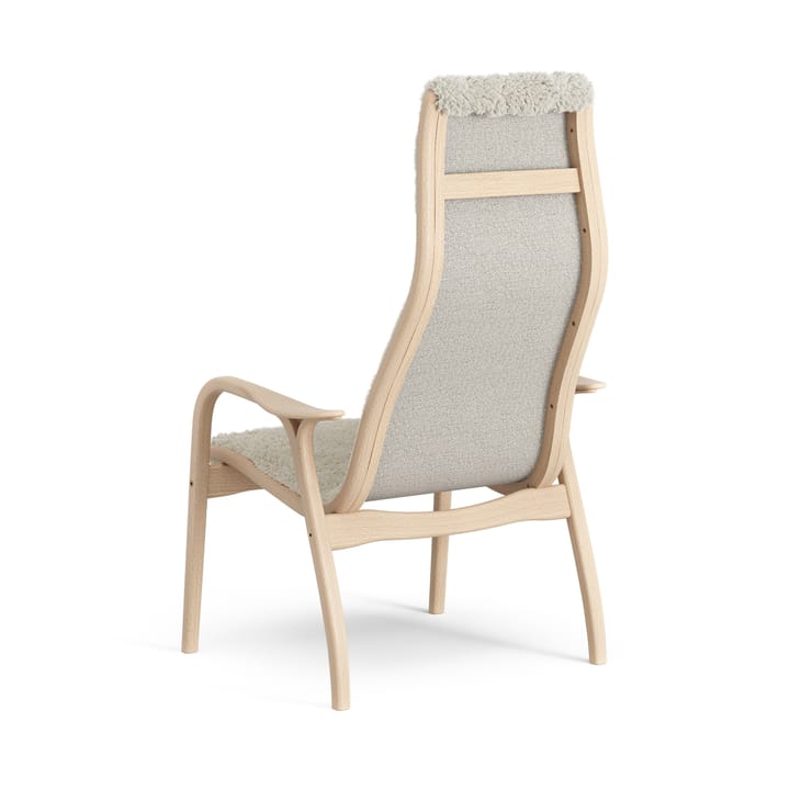 Poltrona per bambini Lamini laccata faggio/pelle di pecora, Moonlight (beige) Swedese