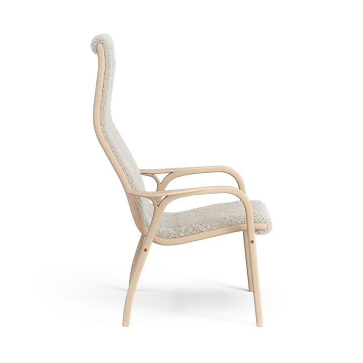 Poltrona per bambini Lamini laccata faggio/pelle di pecora, Moonlight (beige) Swedese