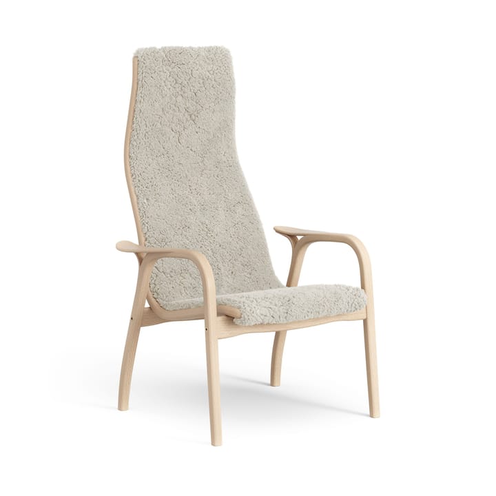 Poltrona per bambini Lamini laccata faggio/pelle di pecora - Moonlight (beige) - Swedese