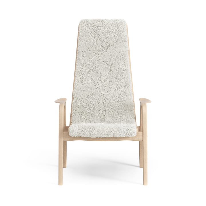 Poltrona per bambini Lamini laccata faggio/pelle di pecora, Off-white (bianco) Swedese