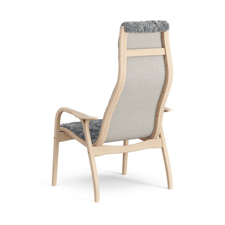 Poltrona per bambini Lamini laccata faggio/pelle di pecora, Scandinavian grey (grigio) Swedese