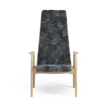 Poltrona per bambini Lamini laccata rovere/pelle di pecora - Charcoal (grigio scuro) - Swedese