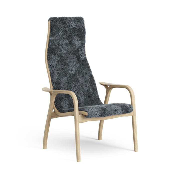 Poltrona per bambini Lamini laccata rovere/pelle di pecora - Charcoal (grigio scuro) - Swedese