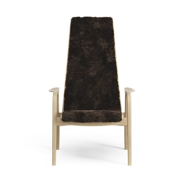 Poltrona per bambini Lamini laccata rovere/pelle di pecora - Espresso (marrone) - Swedese