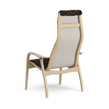 Poltrona per bambini Lamini laccata rovere/pelle di pecora - Espresso (marrone) - Swedese