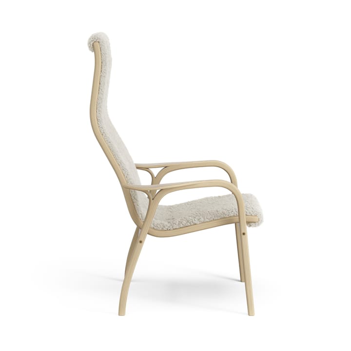 Poltrona per bambini Lamini laccata rovere/pelle di pecora, Moonlight (beige) Swedese