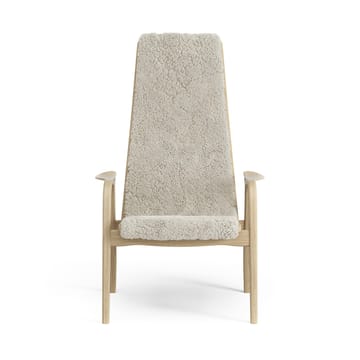 Poltrona per bambini Lamini laccata rovere/pelle di pecora - Moonlight (beige) - Swedese