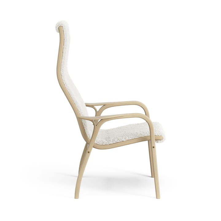 Poltrona per bambini Lamini laccata rovere/pelle di pecora, Off-white (bianco) Swedese