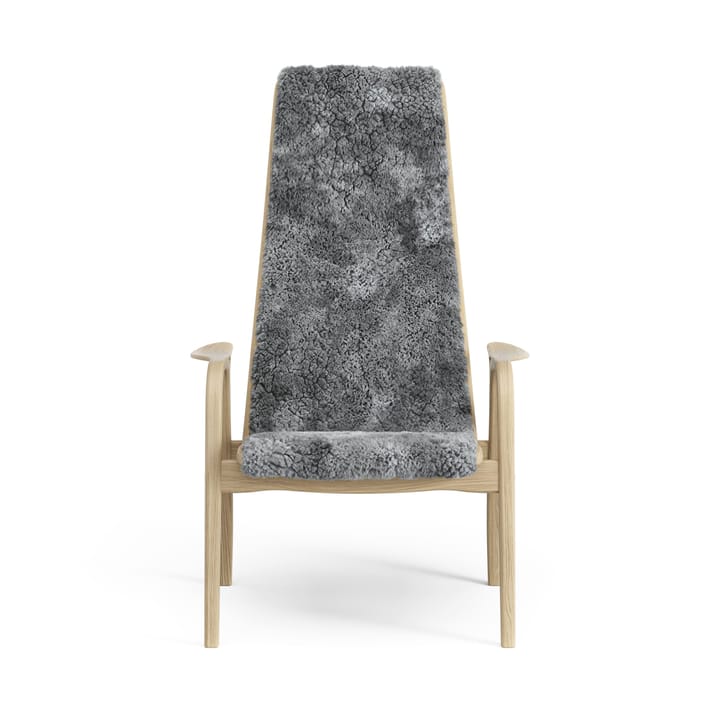 Poltrona per bambini Lamini laccata rovere/pelle di pecora, Scandinavian grey (grigio) Swedese