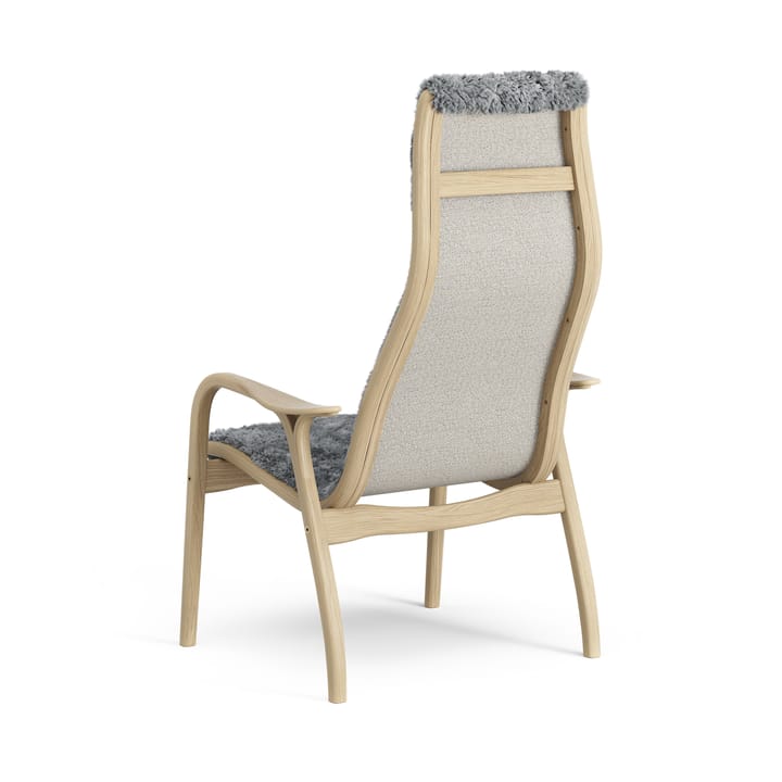 Poltrona per bambini Lamini laccata rovere/pelle di pecora, Scandinavian grey (grigio) Swedese