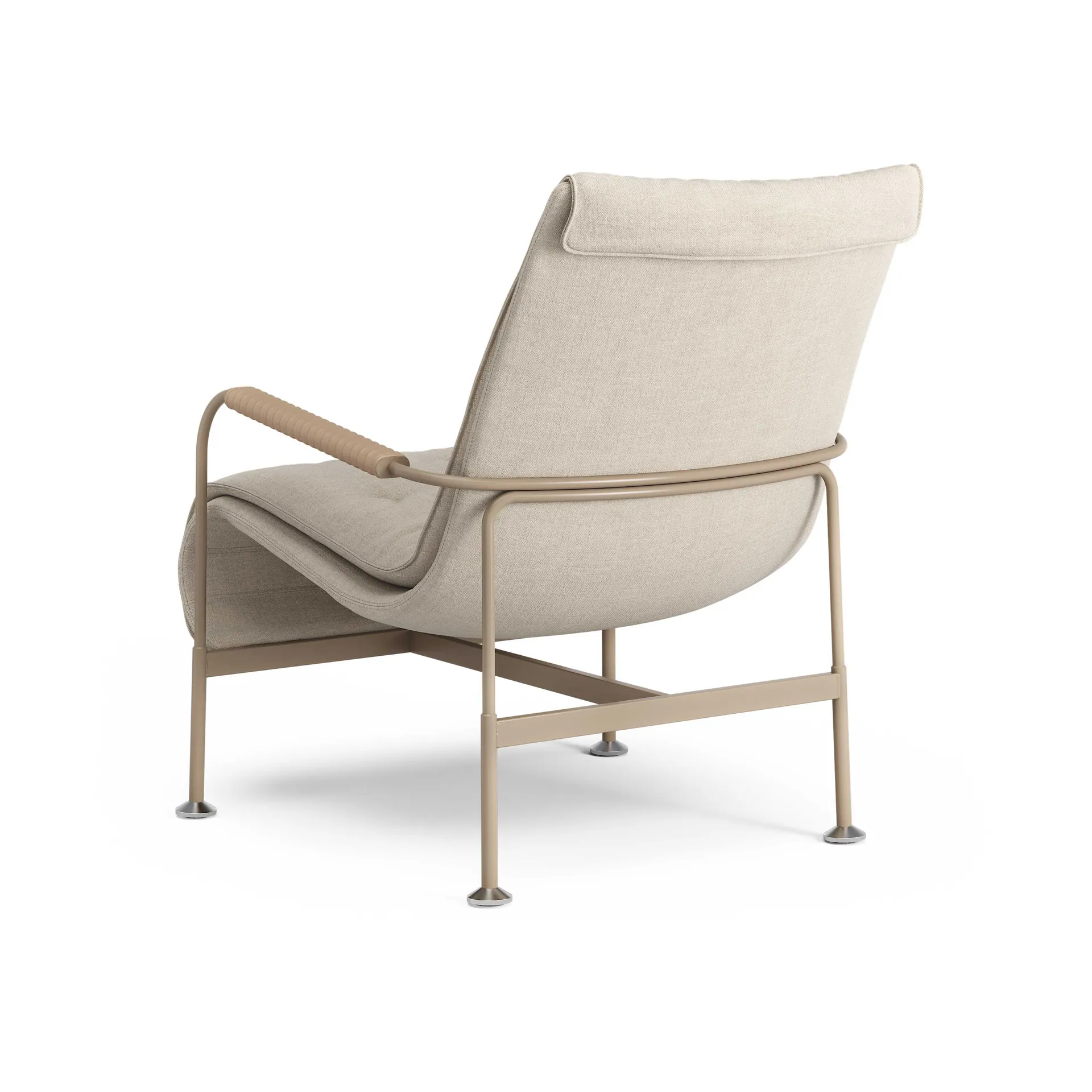 Poltrona Serpentine, Tessuto Romo Linara Rye-nutmeg-Tärnsjö Nature Swedese