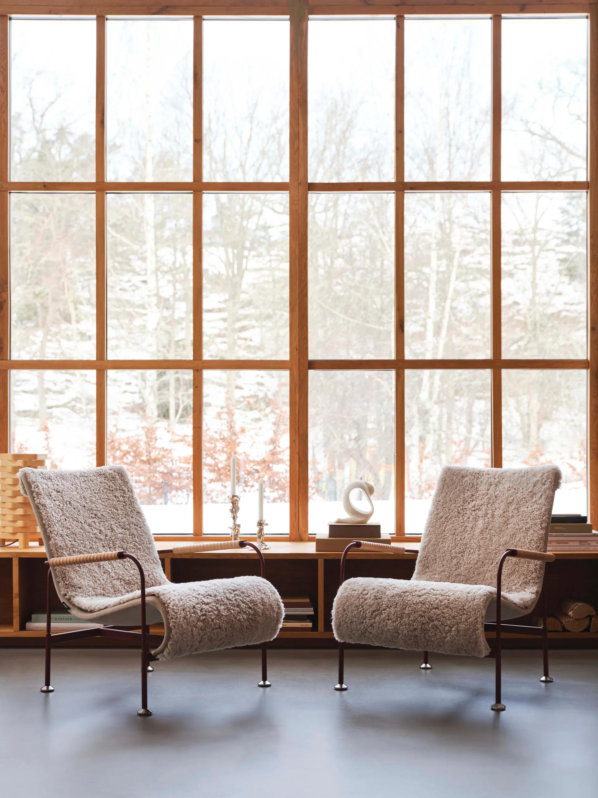 Poltrona Serpentine, Tessuto Romo Linara Rye-rosso Swedese