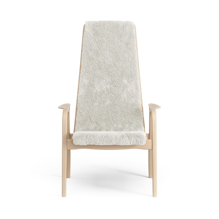 Poltroncina Lamino laccata faggio/pelle di pecora, Off-white (bianco) Swedese