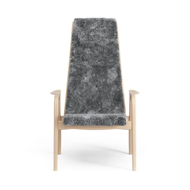 Poltroncina Lamino laccata faggio/pelle di pecora, Scandinavian grey (grigio) Swedese