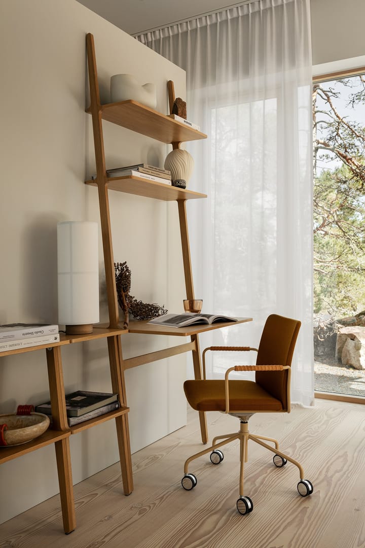 Scaffale Libri 2 mensole, Rovere laccato Swedese