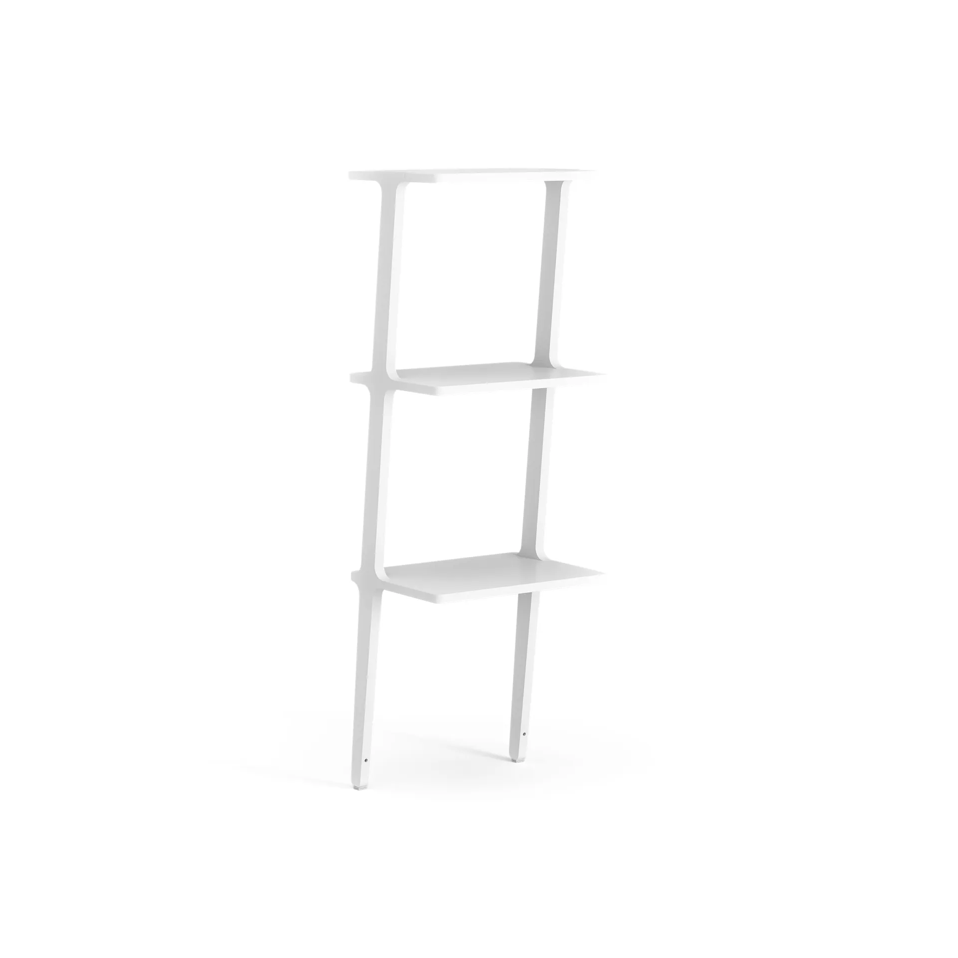 Scaffale Libri 3 mensole, Frassino bianco smaltato Swedese