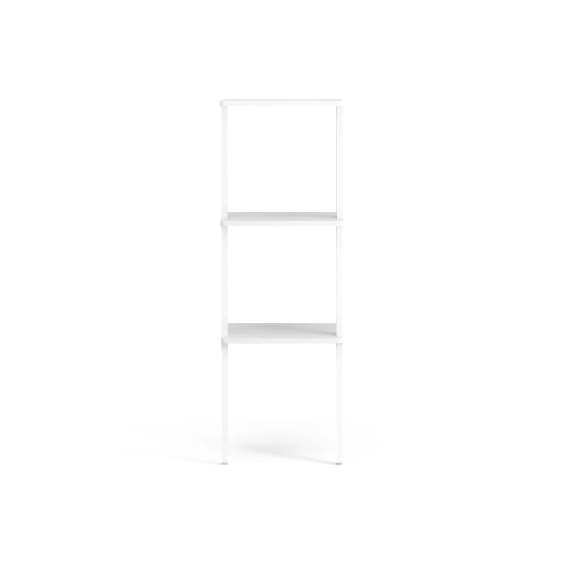Scaffale Libri 3 mensole, Frassino bianco smaltato Swedese