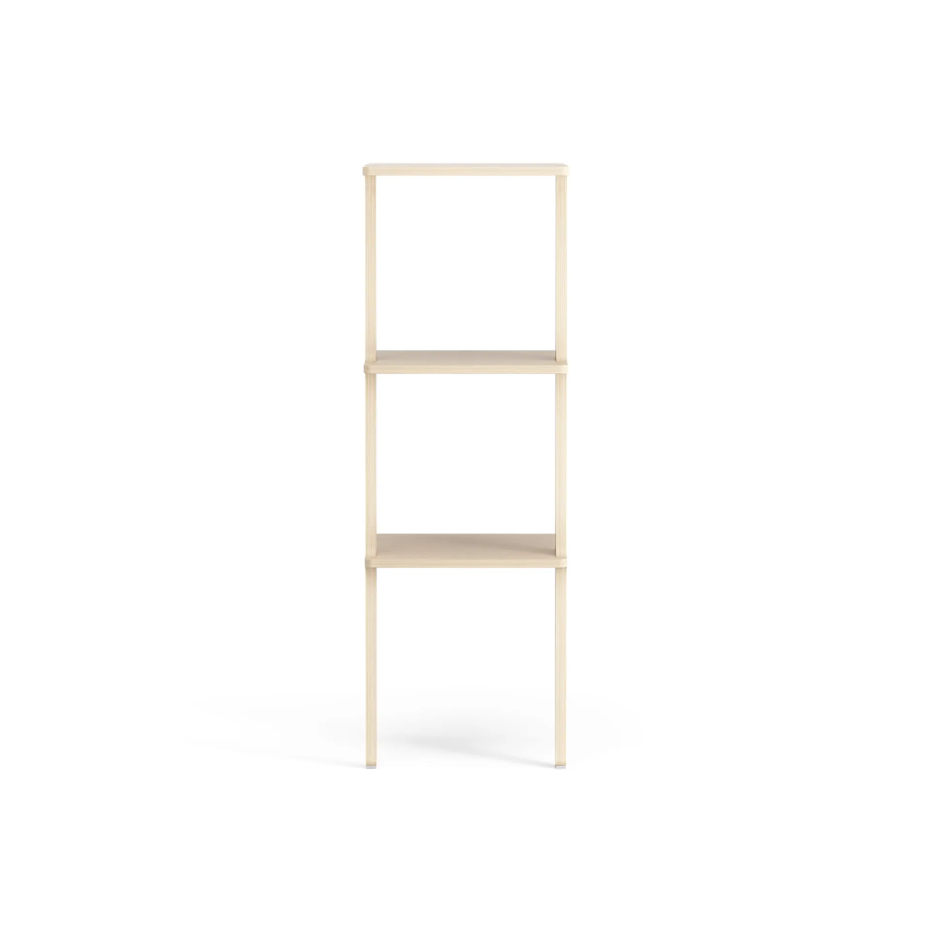 Scaffale Libri 3 mensole, Frassino laccato Swedese