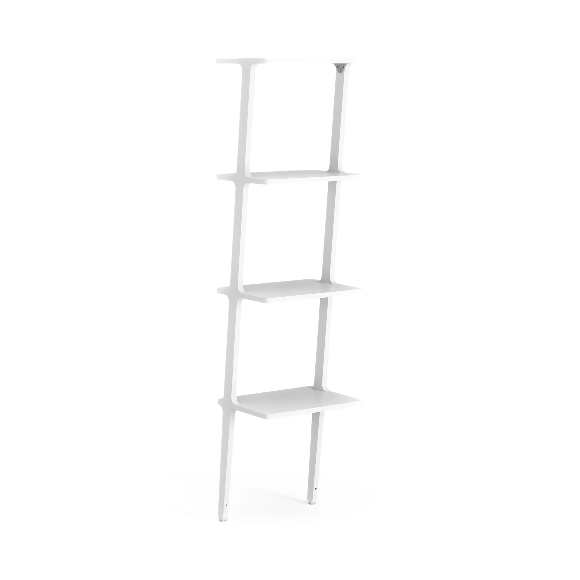 Scaffale Libri 4 mensole, Frassino bianco smaltato Swedese