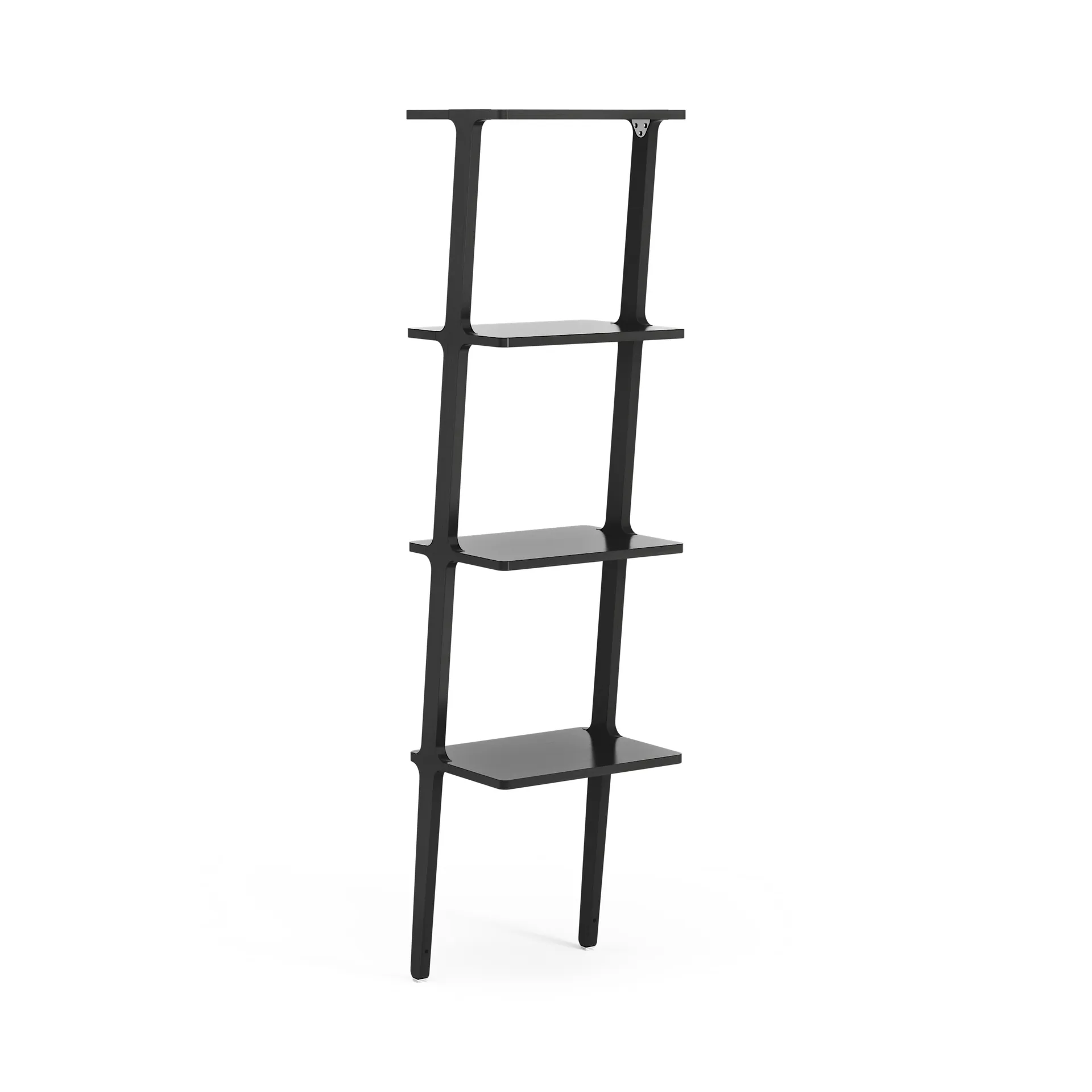 Scaffale Libri 4 mensole, Frassino nero smaltato Swedese