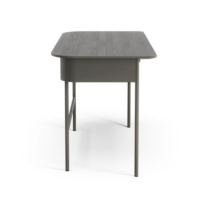 Scrivania con cassetto Luna, Rovere grigio uragano Swedese