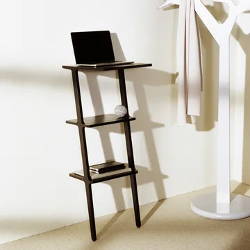 Scrivania verticale "Libri" - frassino nero lavorato al laser - Swedese