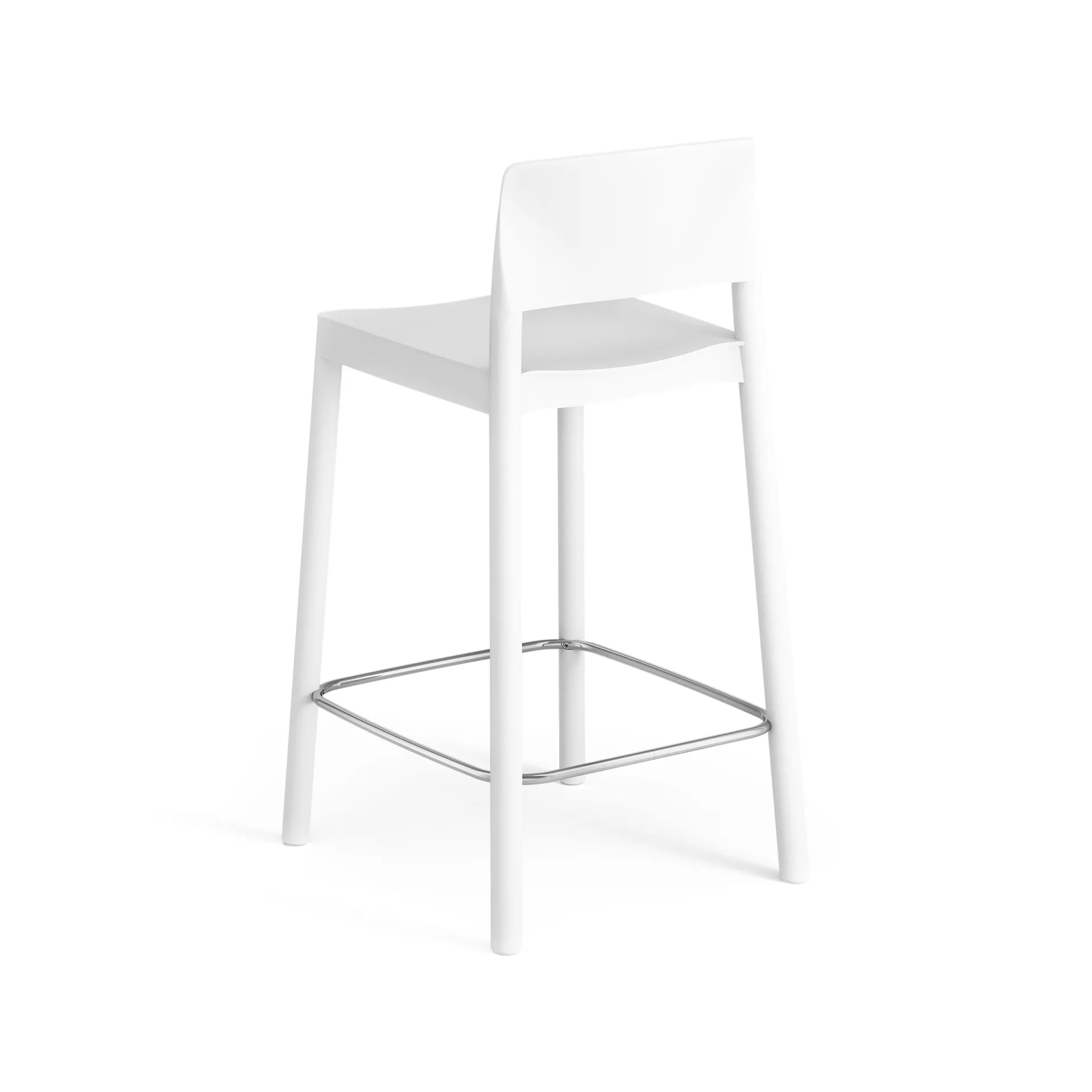Sgabello da bar Grace 63 cm, Frassino bianco smaltato Swedese