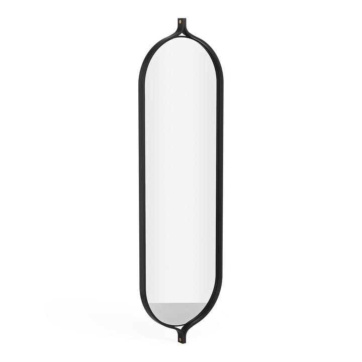 Specchio oblungo Comma 135 cm - Frassino mordente nero - Swedese