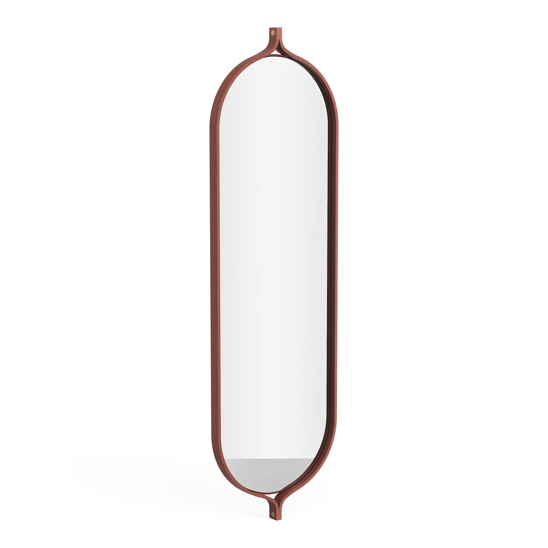 Specchio oblungo Comma 135 cm, Frassino rosso Swedese