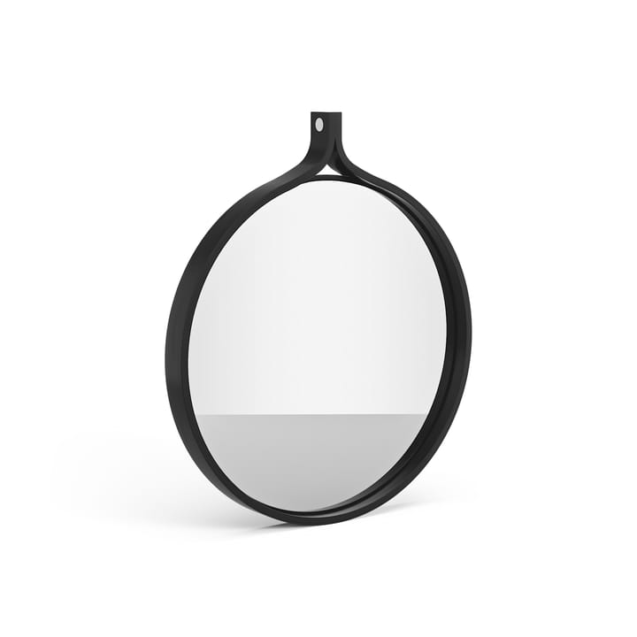 Specchio rotondo Comma Ø 40 cm - Frassino oliato nero - Swedese