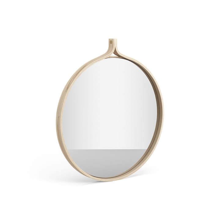 Specchio rotondo Comma Ø 52 cm - Frassino laccato - Swedese