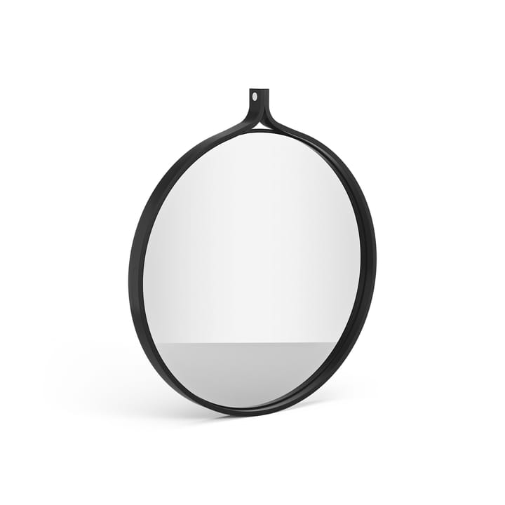 Specchio rotondo Comma Ø 52 cm - Frassino oliato nero - Swedese