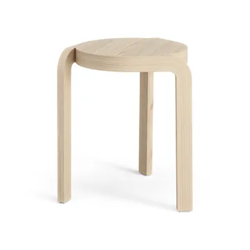 Spin sgabello rotondo H44 cm - Frassino laccato, Ø32x44 cm - Swedese
