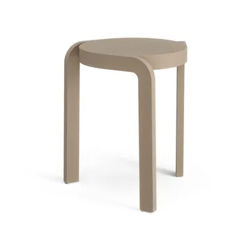 Spin sgabello rotondo H44 cm - Frassino-noce moscata, Ø32x44 cm - Swedese