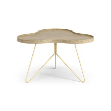 Tavolo Flower mono 62x66 cm - H39 cm rovere laccato - Swedese