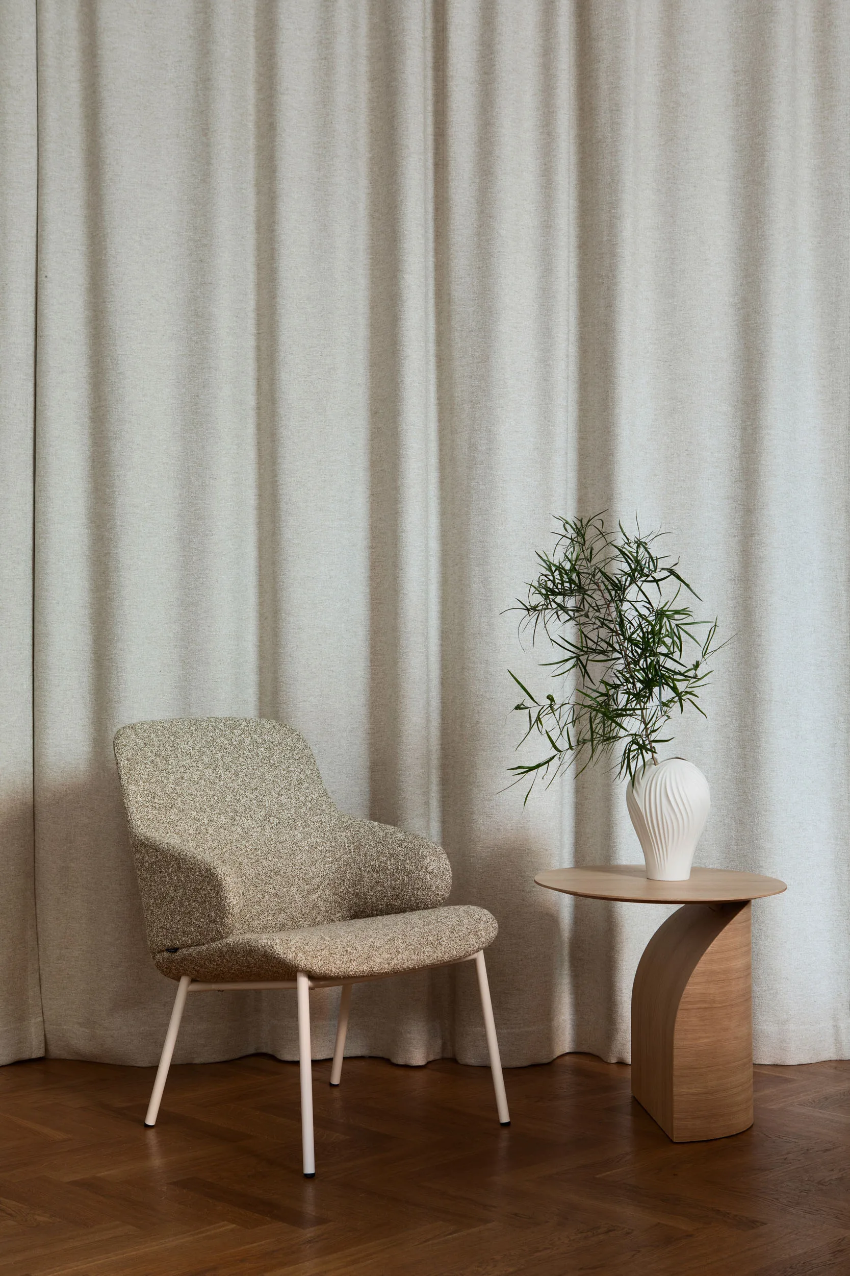 Tavolo Savoa H45 cm, Rovere oliato Swedese