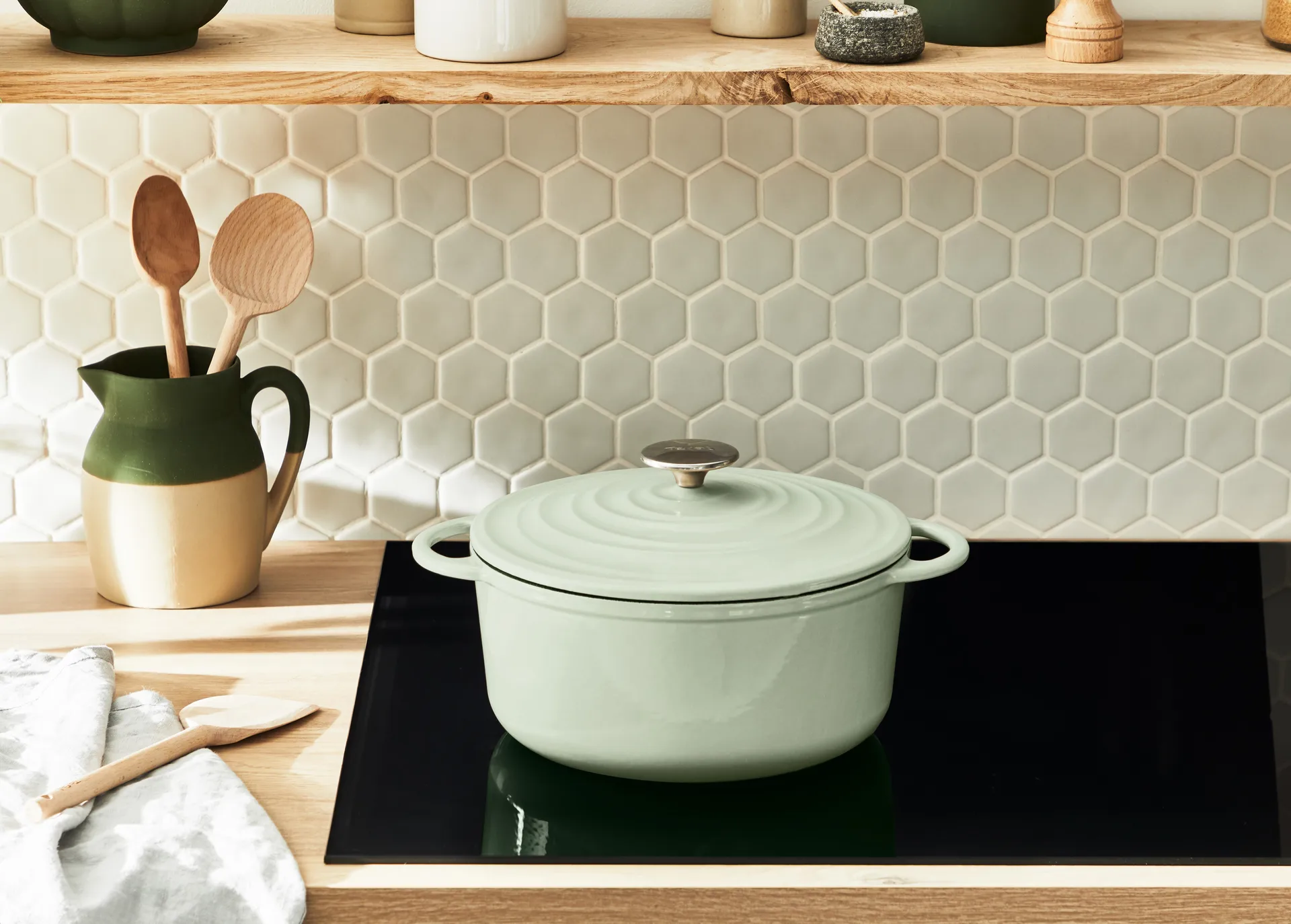 Casseruola rotonda Tefal LOV 5 L, Verde Tefal