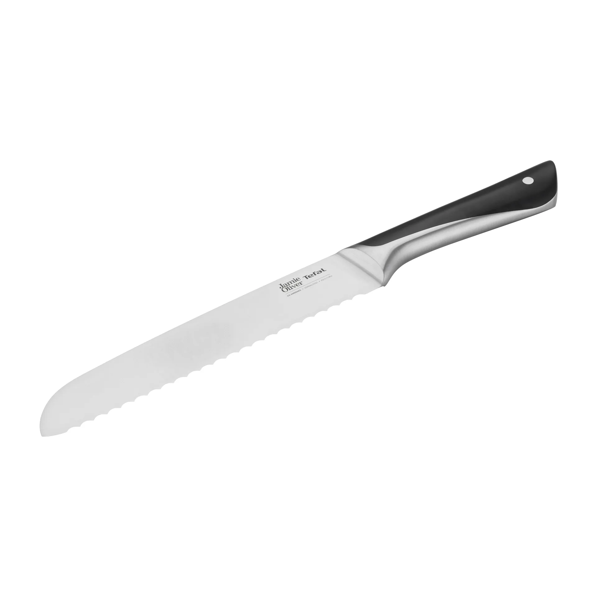 Coltello da pane Jamie Oliver 20 cm, Acciaio inossidabile Tefal