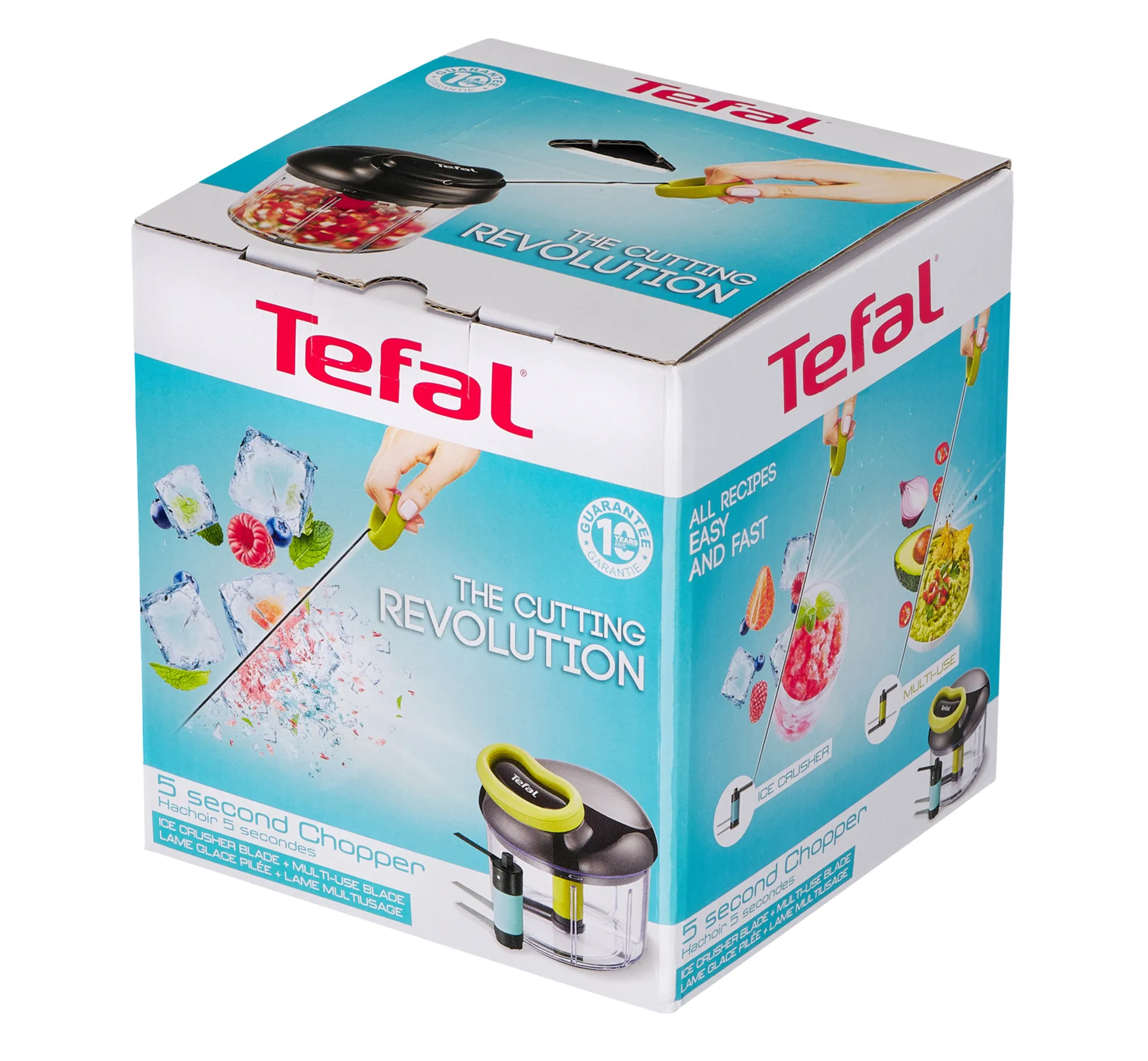 Mini tritatutto Tefal 5 sec con lama tritaghiaccio, 0,9 L Tefal