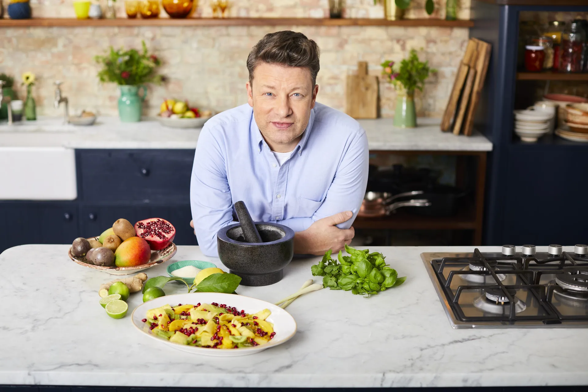Mortaio Jamie Oliver Ø 14,5 cm, Granito Tefal