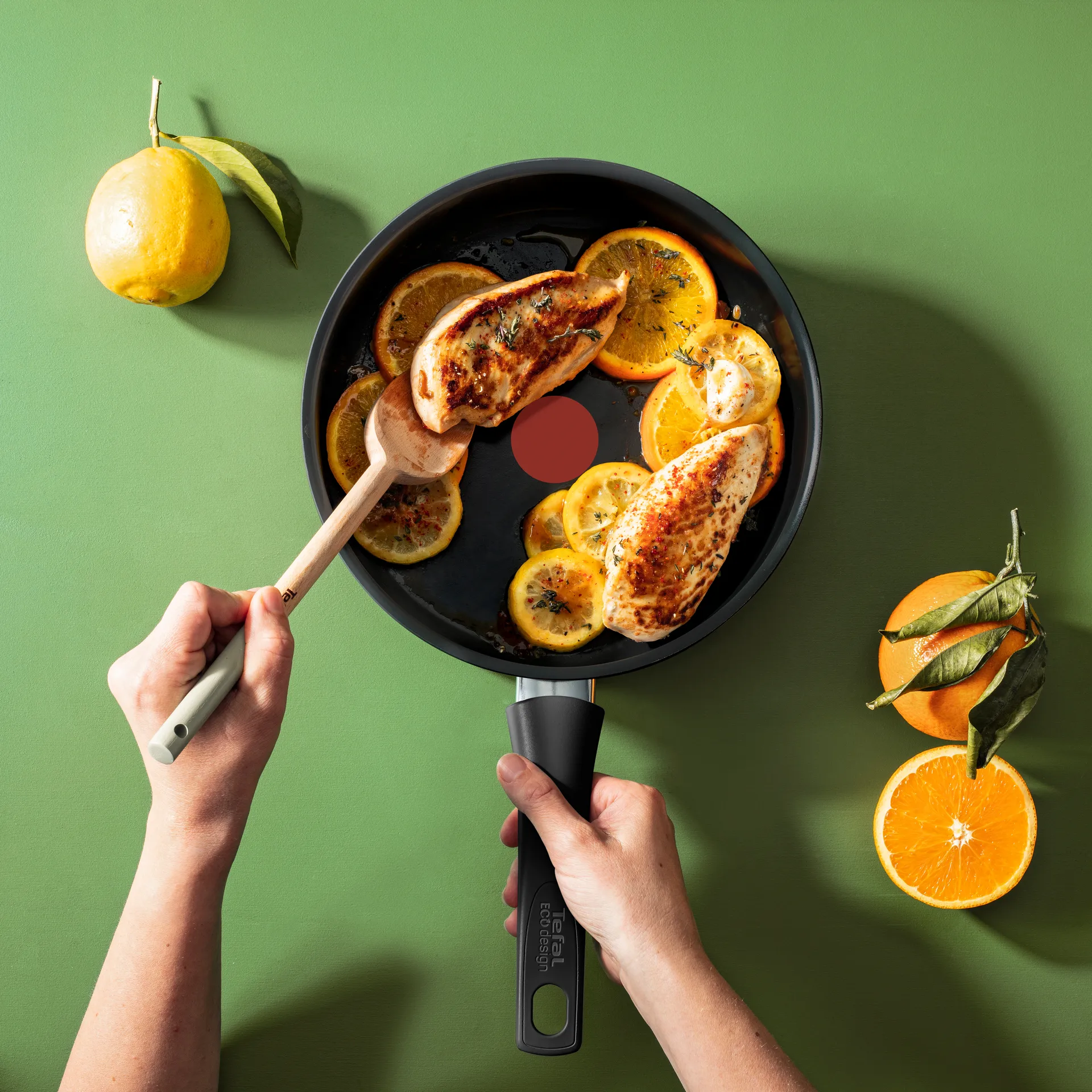 Padella con coperchio Renew ON Ø 25,4 cm, Nero Tefal