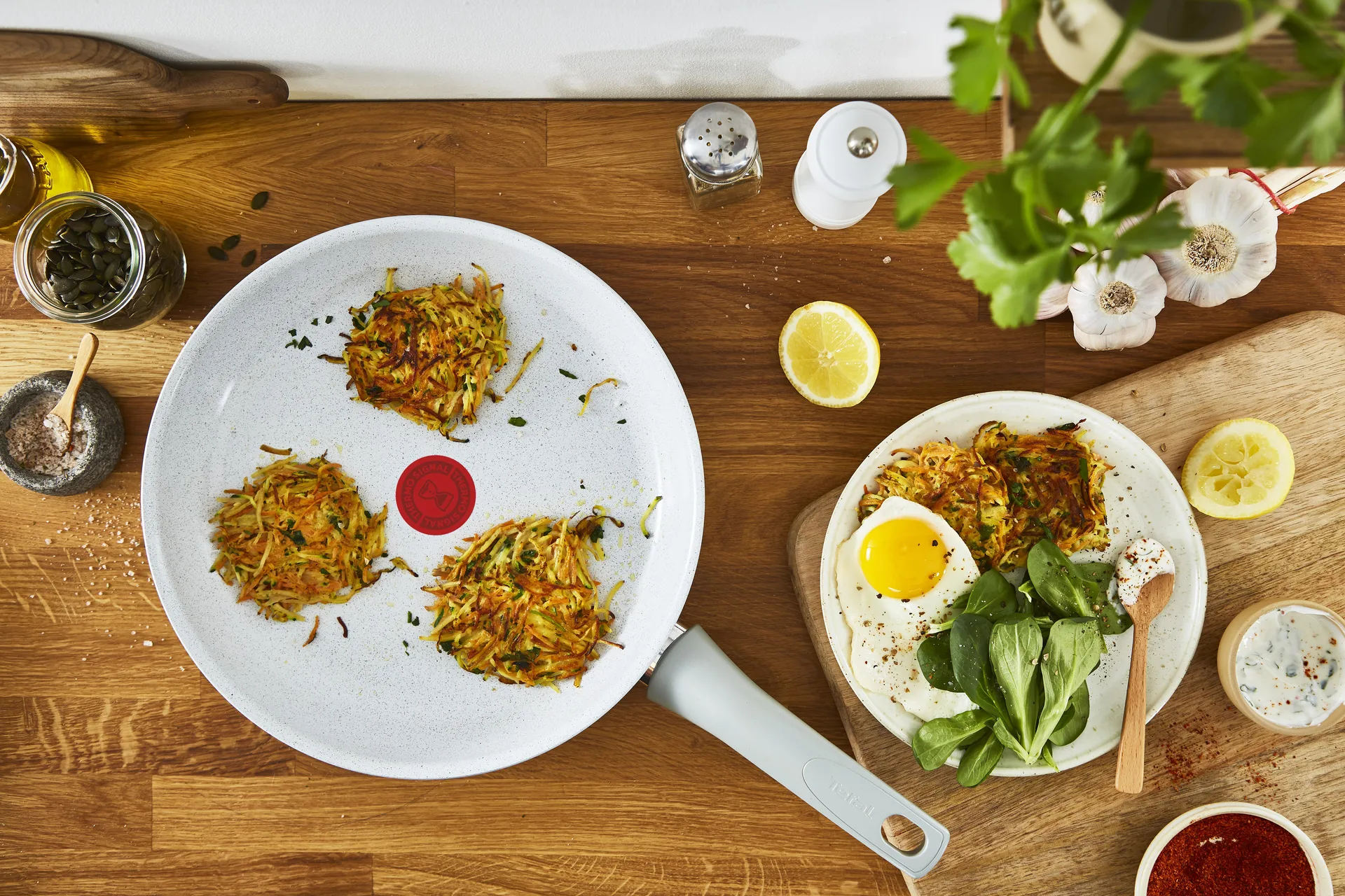 Padella Natural Chef grigia, 28 cm Tefal