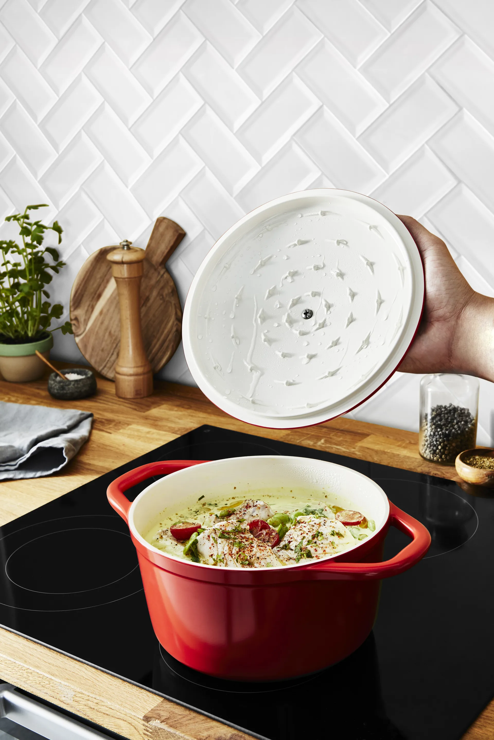 Pentola Air 3,1 l, Rosso Tefal