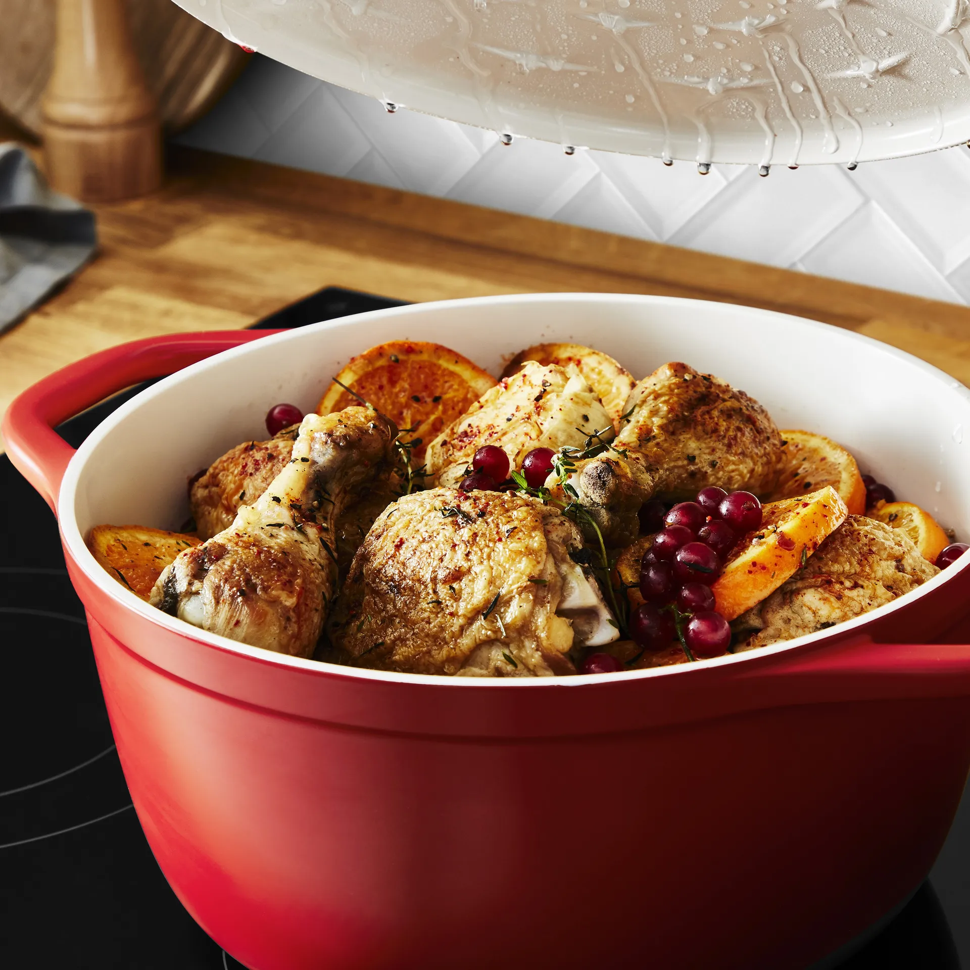 Pentola Air 4,7 l, Rosso Tefal