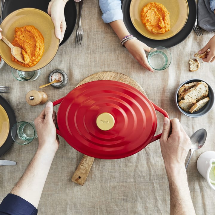 Pentola Air oval 5,7 l, Rosso Tefal