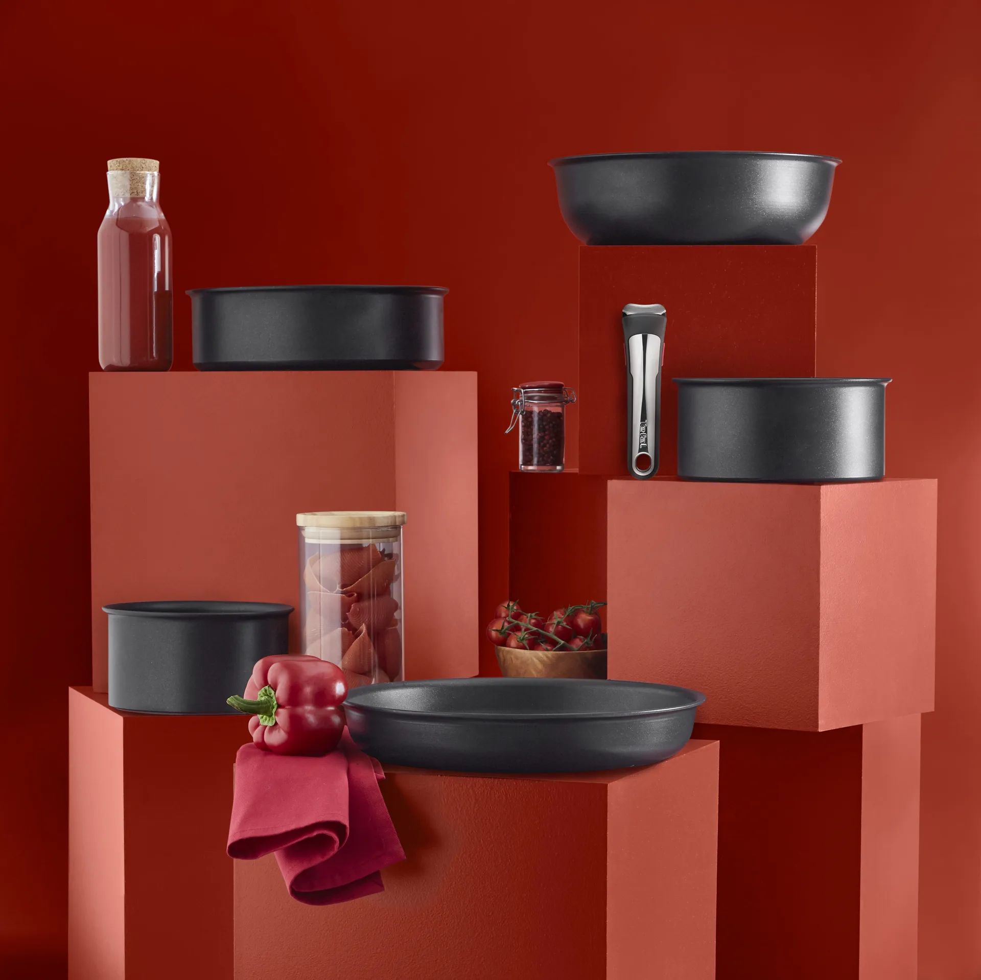 Set casseruole Ingenio Unlimited ON, 4 pezzi Tefal